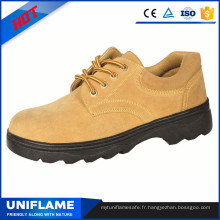 Chaussures de sécurité en caoutchouc de travail en cuir suédé hommes Ufa049